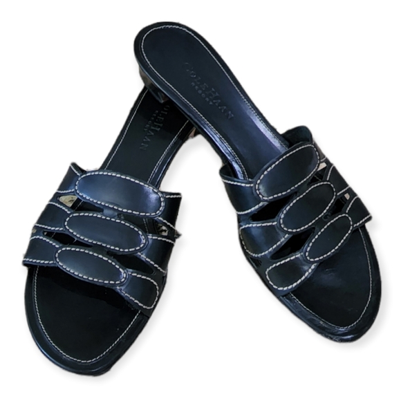 Cole Haan Estrella Black Sandals 7.5 - Picture 4 of 10